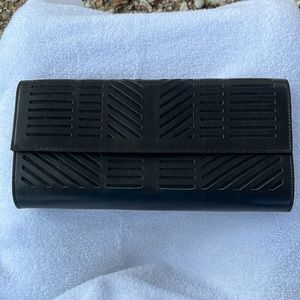 Black BCBGMAXAZRIA clutch purse